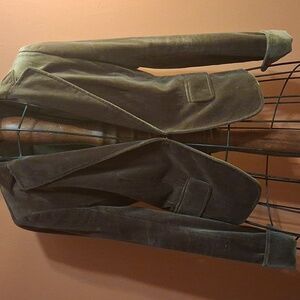 J Crew Womens 8 Velvet Blazer Brown Career Preppy Academia Classic Fitted